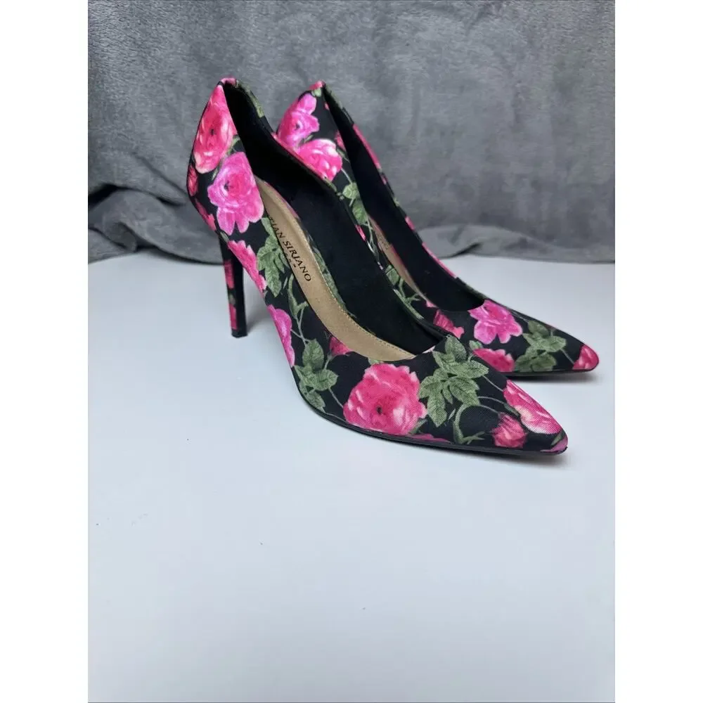 Women’s‎ Pink Floral Print Heels By Christian Soriano Size 7